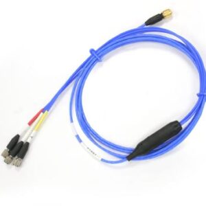 Câble blindé 4 conducteurs à faible bruit, 5 pieds (1.5m), entrée 4 socket plug, sortie 10-32 plug...