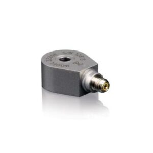 Accéléromètre, piézoelectrique, 3 pC/g, -55 °C à +260 °C, isolé, montage traversant, 3,1 grammes, co...