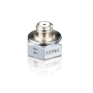 Accéléromètre, piézoelectrique, 2,8 pC/g, -55 °C à +177 °C, non isolé, montage adhésif, connecteur s...