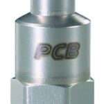 Accéléromètre piézoélectrique ICP® pour environnement aggravé, 10 mV/g, fonctionnel jusqu'à 163°C...