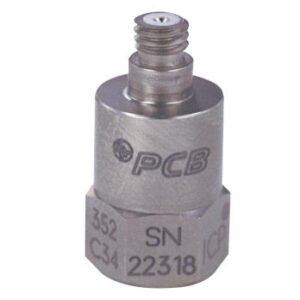 Accéléromètre monoaxial ICP®, 100 mV/g • Sensibilité : 100 mV/g • Gamme de mesure : ±50 g pk • Gamm...