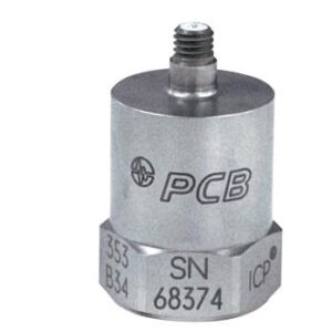 Accéléromètre piézoelectrqiue ICP® 100-mV/g - Sensibilité: 100 mV / g - Gamme de mesure: ± 50 g pk ...