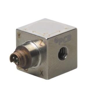 Accéléromètre triaxial miniature ICP® 10 mV/g, haute température, câble 3 mètres • Sensibilité : 1...