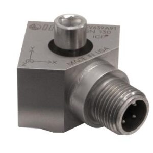 Accéléromètre ICP® triaxial de précision ■ Sensibilité (mV/g) : 100 ■ Gamme de fréquence (Hz) (±3 d...