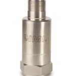 Transmetteur de vibration à sortie 4-20 mA ATEX, 0 à 12,7 mm/s crête, 3 à 1k Hz, connecteur 2 broche...