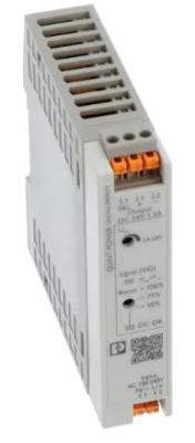 DIN rail mount 24 VDC power supply, 120-230 VAC input...