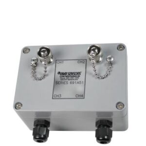 Boitier de raccordement en Fiberglass • Nombre de voies : 2 • Connecteurs internes : BNC • Fournis...
