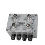 Boitier de raccordement en Fiberglass • Nombre de voies : 4 • Connecteurs internes : BNC • Fournis...