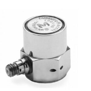 Accéléromètre, piézoelectrique, 10 pC/g, -73 °C à +260 °C, boulon de montage 10-32, connecteur latér...