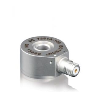 Accéléromètre, IEPE, 100 mV/g, ±50 g, -54 °C à +125 °C, isolé, montage en traversant, connecteur lat...