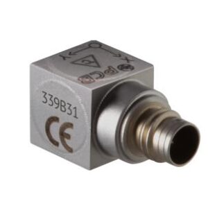 Accéléromètre piézoélectrique triaxial ICP® avec élément sensible UHT-12, montage par goujon - Sens...