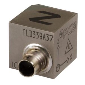 Accéléromètre triaxial UHT-12™, ICP® 100 mV/g, TEDS - température +180° C • Sensibilité : 100 mV/g ...