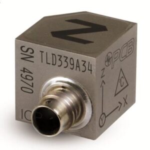 Accéléromètre triaxial UHT-12™, ICP® 50 mV/g, température +163° C – TEDS 1.0 • Sensibilité : (±10%)...